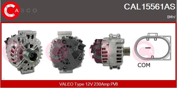 Casco CAL15561AS - Generator / Alternator - allinparts.ro