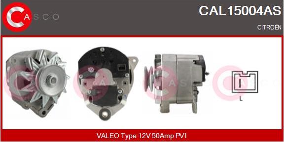 Casco CAL15004AS - Generator / Alternator allinparts.ro