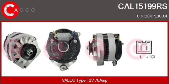 Casco CAL15199RS - Generator / Alternator - allinparts.ro