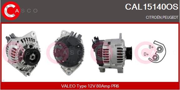 Casco CAL15140OS - Generator / Alternator allinparts.ro