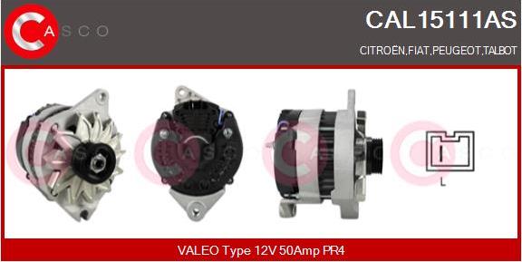 Casco CAL15111AS - Generator / Alternator allinparts.ro