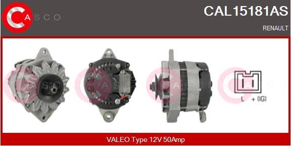 Casco CAL15181AS - Generator / Alternator - allinparts.ro