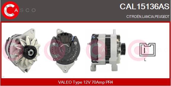 Casco CAL15136AS - Generator / Alternator allinparts.ro