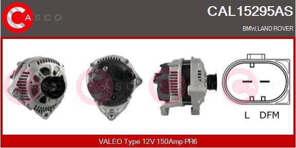 Casco CAL15295AS - Generator / Alternator - allinparts.ro
