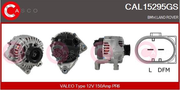 Casco CAL15295GS - Generator / Alternator - allinparts.ro