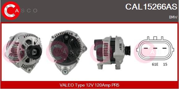 Casco CAL15266AS - Generator / Alternator - allinparts.ro