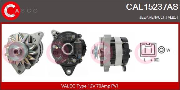 Casco CAL15237AS - Generator / Alternator allinparts.ro