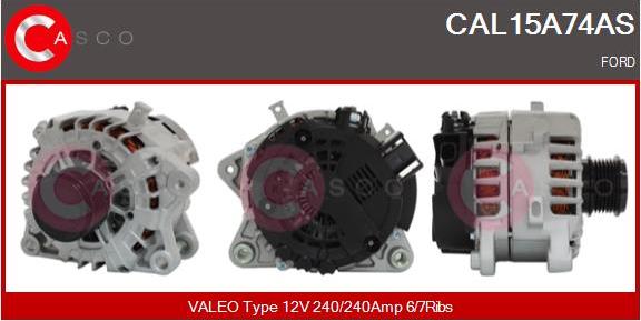 Casco CAL15A74AS - Generator / Alternator allinparts.ro
