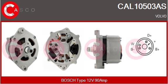 Casco CAL10503AS - Generator / Alternator allinparts.ro