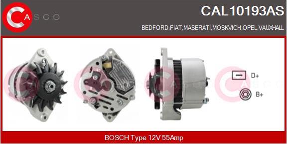 Casco CAL10193AS - Generator / Alternator allinparts.ro