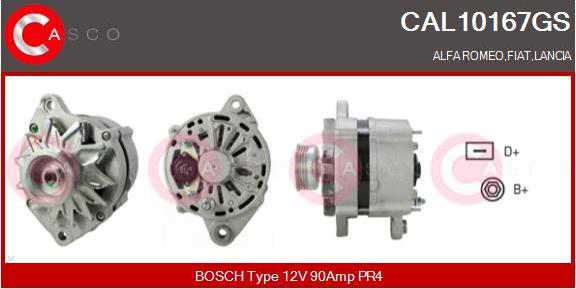 Casco CAL10167GS - Generator / Alternator - allinparts.ro