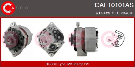 Casco CAL10101AS - Generator / Alternator allinparts.ro