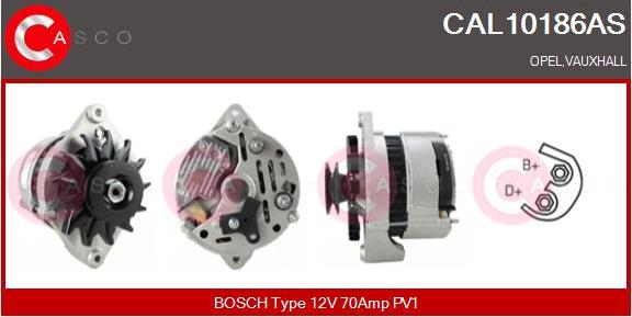 Casco CAL10186AS - Generator / Alternator allinparts.ro