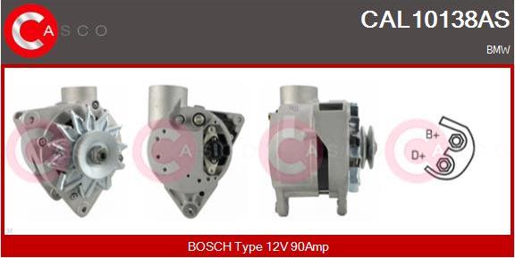 Casco CAL10138AS - Generator / Alternator - allinparts.ro