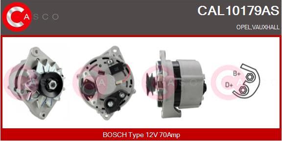 Casco CAL10179AS - Generator / Alternator allinparts.ro
