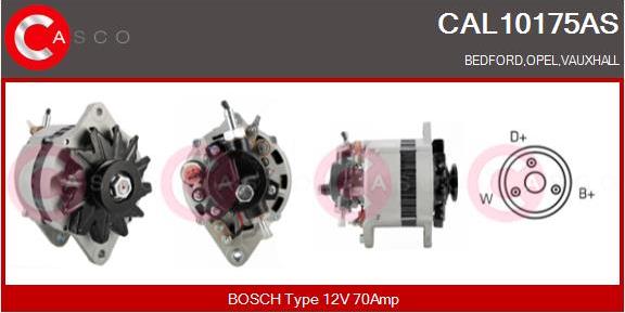 Casco CAL10175AS - Generator / Alternator allinparts.ro