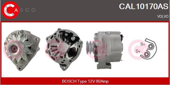 Casco CAL10170AS - Generator / Alternator allinparts.ro