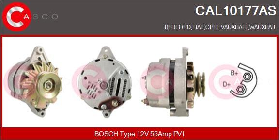 Casco CAL10177AS - Generator / Alternator allinparts.ro