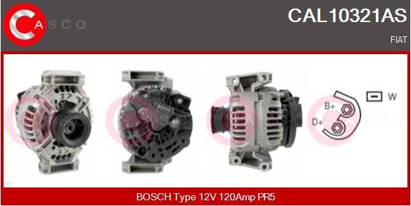 Casco CAL10321AS - Generator / Alternator - allinparts.ro