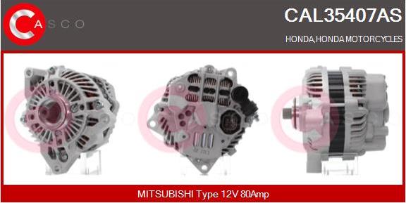 Casco CAL35407AS - Generator / Alternator - allinparts.ro