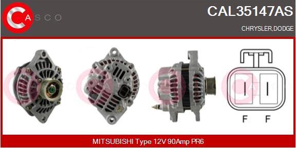 Casco CAL35147AS - Generator / Alternator allinparts.ro