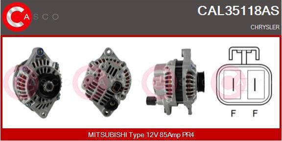 Casco CAL35118AS - Generator / Alternator allinparts.ro