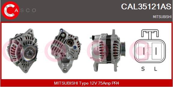 Casco CAL35121AS - Generator / Alternator - allinparts.ro