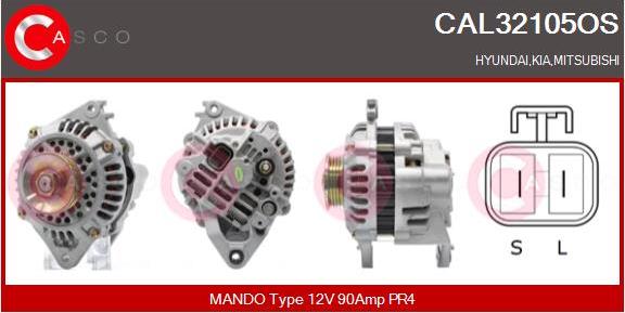 Casco CAL32105OS - Generator / Alternator allinparts.ro