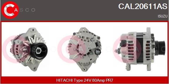Casco CAL20611AS - Generator / Alternator allinparts.ro