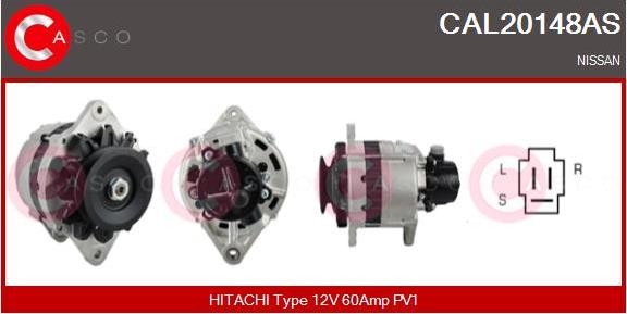 Casco CAL20148AS - Generator / Alternator - allinparts.ro