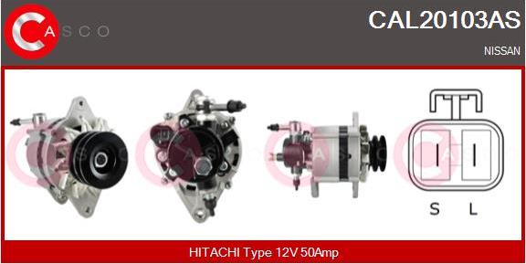 Casco CAL20103AS - Generator / Alternator allinparts.ro