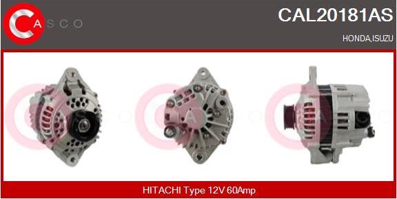 Casco CAL20181AS - Generator / Alternator - allinparts.ro