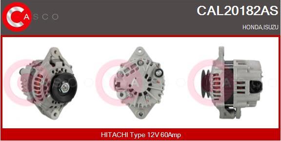 Casco CAL20182AS - Generator / Alternator - allinparts.ro