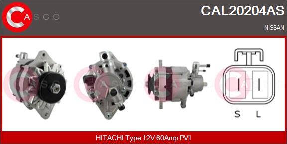 Casco CAL20204AS - Generator / Alternator allinparts.ro
