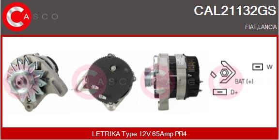 Casco CAL21132GS - Generator / Alternator allinparts.ro