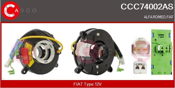 Casco CCC74002AS - Arc spirala, Airbag allinparts.ro