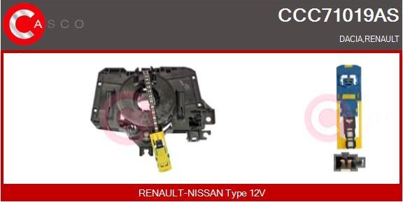 Casco CCC71019AS - Arc spirala, Airbag allinparts.ro