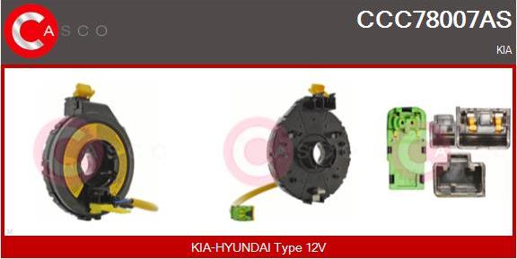 Casco CCC78007AS - Arc spirala, Airbag allinparts.ro