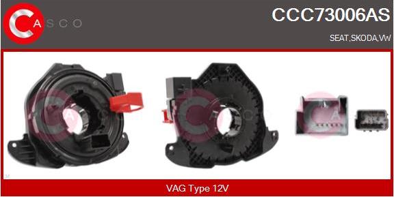 Casco CCC73006AS - Arc spirala, Airbag - allinparts.ro