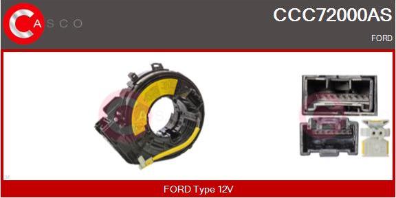 Casco CCC72000AS - Arc spirala, Airbag - allinparts.ro