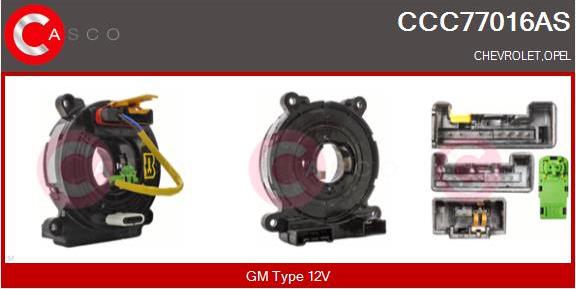 Casco CCC77016AS - Arc spirala, Airbag allinparts.ro
