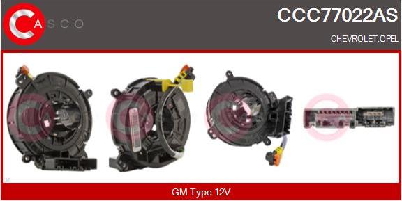 Casco CCC77022AS - Arc spirala, Airbag - allinparts.ro