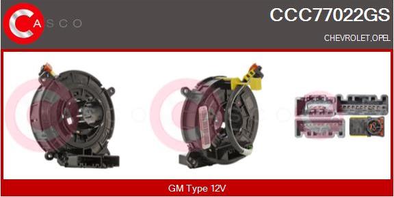 Casco CCC77022GS - Arc spirala, Airbag - allinparts.ro