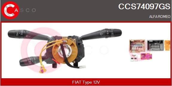 Casco CCS74097GS - Comutator coloana directie - allinparts.ro