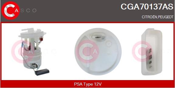 Casco CGA70137AS - Modul alimentare combustibil allinparts.ro