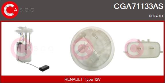 Casco CGA71133AS - Modul alimentare combustibil - allinparts.ro