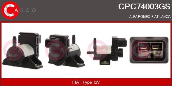 Casco CPC74003GS - Convertor presiune, esapament - allinparts.ro