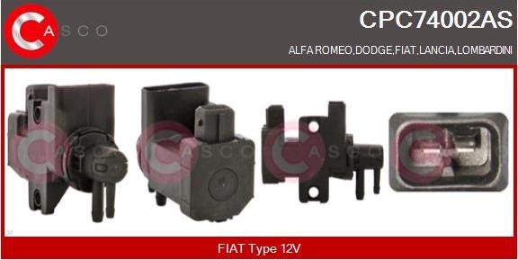 Casco CPC74002AS - Convertor presiune, esapament - allinparts.ro