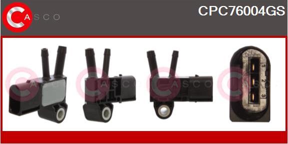 Casco CPC76004GS - Convertor presiune, esapament allinparts.ro