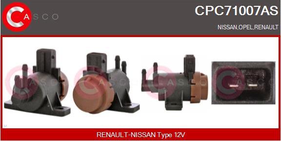Casco CPC71007AS - Convertor presiune, esapament - allinparts.ro